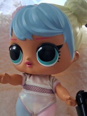 L.O.L. Surprise! Doll with Blue Hair, Turquoise Eyes, Pink Lips
